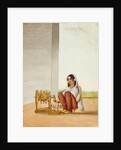 A woman spinning by Unknown