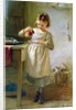 Girl with Kitten by Emily Farmer
