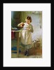 Girl with Kitten by Emily Farmer