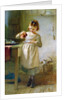 Girl with Kitten by Emily Farmer