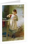 Girl with Kitten by Emily Farmer