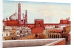 View of the Jami Masjid by Mazhar Ali Khan