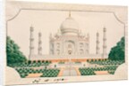 The Garden side of the Taj Mahal by Unknown