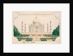The Garden side of the Taj Mahal by Unknown