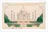 The Garden side of the Taj Mahal by Unknown