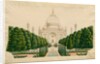The Garden side of the Taj Mahal by Unknown