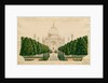 The Garden side of the Taj Mahal by Unknown