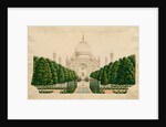 The Garden side of the Taj Mahal by Unknown