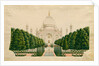 The Garden side of the Taj Mahal by Unknown