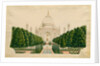 The Garden side of the Taj Mahal by Unknown