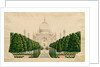 The Garden side of the Taj Mahal by Unknown