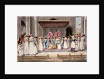 Mubarak-ud-duala in durbar with Sir John D'Oyly at Murshidabad by Unknown