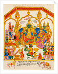 The Coronation of Rama and Sita in their capital by Unknown