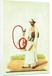 A hookah-bearer by Shaikh Muhammad Amir