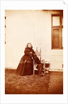 Queen Victoria in a garden by W & D Downey