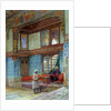 Interior of a house in Cairo by Frank Dillon