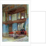 Interior of a house in Cairo by Frank Dillon
