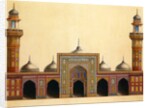 Facade of the Mosque of Wazir Khan by Din Muhammad
