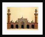 Facade of the Mosque of Wazir Khan by Din Muhammad