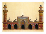 Facade of the Mosque of Wazir Khan by Din Muhammad