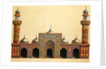 Facade of the Mosque of Wazir Khan by Din Muhammad