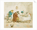 Frog, Rat and Mouse at Table by Randolf Caldecott