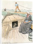 The Omnibus Boat on a Calm Day by Phil May