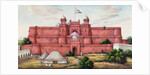 Delhi Gate, the principal entrance of the Agra Fort by Unknown