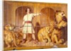 Mr Van Amburgh with trained lions and tigers. Europe, 18th-19th century by Anonymous