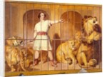 Mr Van Amburgh with trained lions and tigers. Europe, 18th-19th century by Anonymous