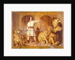 Mr Van Amburgh with trained lions and tigers. Europe, 18th-19th century by Anonymous
