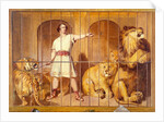 Mr Van Amburgh with trained lions and tigers. Europe, 18th-19th century by Anonymous