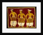 Three drummers. Sri Lanka, 18th century by Unknown