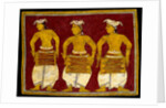Three drummers. Sri Lanka, 18th century by Unknown
