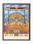 Shah Alah II enthroned with his son. Delhi, India, early 19th century by Unknown