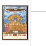Shah Alah II enthroned with his son. Delhi, India, early 19th century by Unknown