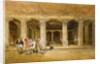 Robert Gill, copying the Ajanta frescoes by William Simpson