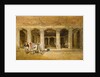 Robert Gill, copying the Ajanta frescoes by William Simpson