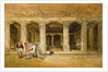 Robert Gill, copying the Ajanta frescoes by William Simpson