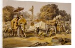 State Elephants in the Mahratta Carup by William Simpson