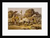 State Elephants in the Mahratta Carup by William Simpson