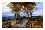 Country Road Scene with Figures by Jan Brueghel The Elder
