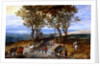 Country Road Scene with Figures by Jan Brueghel The Elder