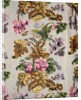 Brocaded floral textile, robe detail. England, c.1730 by Unknown