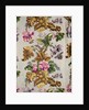 Brocaded floral textile, robe detail. England, c.1730 by Unknown