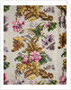 Brocaded floral textile, robe detail. England, c.1730 by Unknown