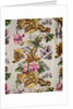 Brocaded floral textile, robe detail. England, c.1730 by Unknown