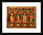 The Adoration of The Magi, roodscreen panel. England, 16th century by Unknown
