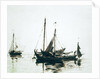 Fishing boats at anchor by John Constable