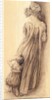 Life study of girl and child by William Mulready